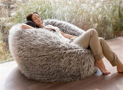 fake fur bean bags|luxury faux fur bean bag.